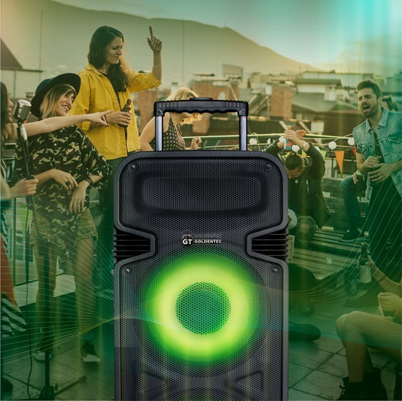 Caixa de Som Amplificada 500W RMS GT Power